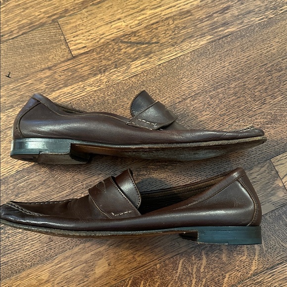 Vintage Bruno Magli Dark Brown‎ Leather Penny Loafers main image 7